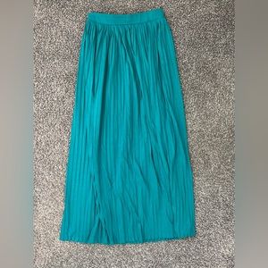 Teal maxi skirt
